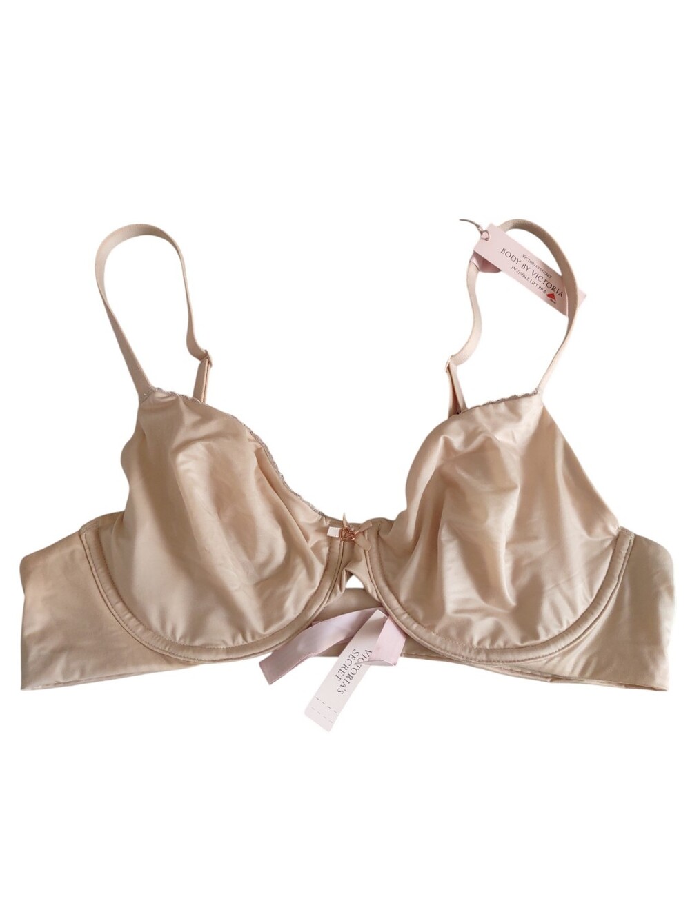 Victoria's Secret 36C Invisible Lift Bra Nude Unlined